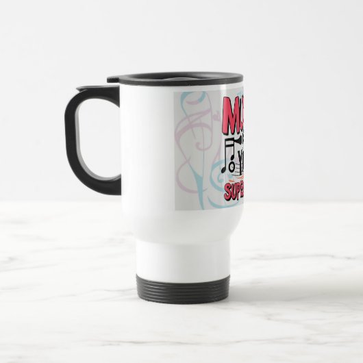 Mug De Voyage La musique est votre superpuissance 3 (Gauche)
