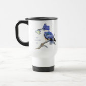 Mug De Voyage La nature est l'art de Dieu, Citation - Kingfisher (Gauche)