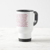 Mug De Voyage La parole de la mort du Dido (Devant droit)