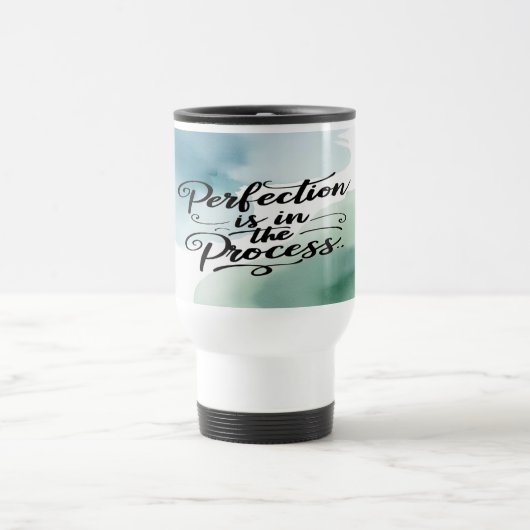 Mug De Voyage La Perfection Est Dans Le Processus 2 (Centre)