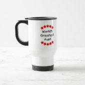 Mug De Voyage La plus grande tante du monde (rouge) (Gauche)