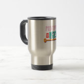 Mug De Voyage la positivité est la conception clé (Devant gauche)