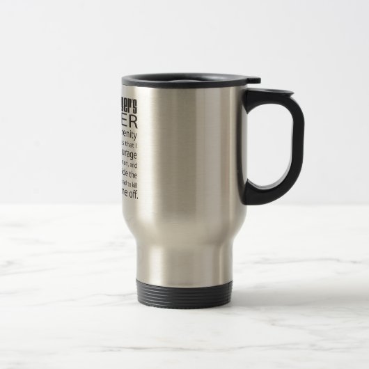 Mug De Voyage La prière du régisseur (Droit)