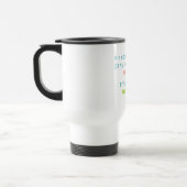 Mug De Voyage La programmation est une réflexion, pas une saisie (Gauche)
