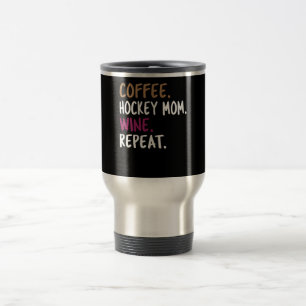 Mug De Voyage la reprise de vin de la mère de hockey sur café