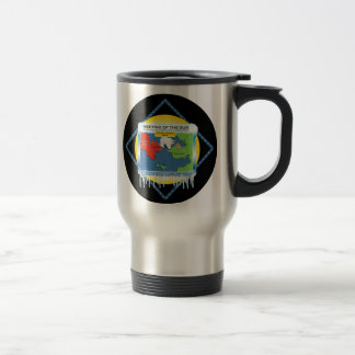 Mug De Voyage La réunion du défenseur d'équipe de Sun le