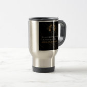 Mug De Voyage La sagesse de Marcus Aurelius : les actions parlen (Devant droit)