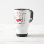 Mug De Voyage La Saint-Valentin de Dr. Seuss | Conception XOXO (Devant droit)
