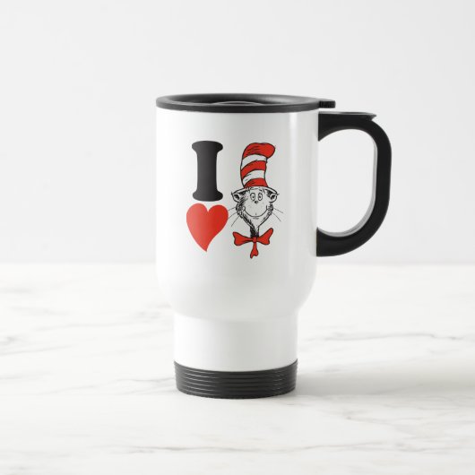 Mug De Voyage La Saint-Valentin du Dr Seuss | J'adore le Chat da (Droite)