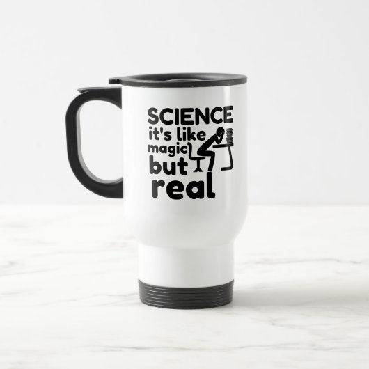 Mug De Voyage la science comme la magie mais la vraie (Gauche)