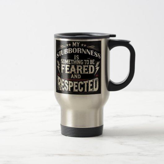 Mug De Voyage La stupidité est à craindre (Droit)