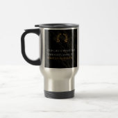 Mug De Voyage La vérité de Marcus Aurelius : façonner la vie (Gauche)