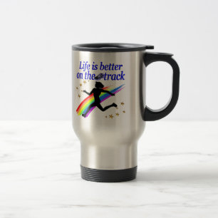 MUG DE VOYAGE LA VIE BLEUE EST MEILLEURE SUR LA CONCEPTION DE LA