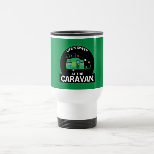 Mug De Voyage La Vie Est Douce À La Caravane Drôle Cadeaux (Centre)