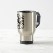 Mug De Voyage La vie est mortelle (Devant droit)