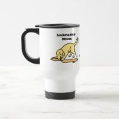 Mug De Voyage Labrador et bas jaunes (Gauche)
