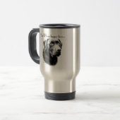 Mug De Voyage Labrador Joyeux visage (Devant gauche)