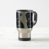 Mug De Voyage Labrador personnalisable (Devant droit)