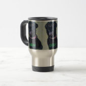 Mug De Voyage Labrador personnalisable (Devant gauche)