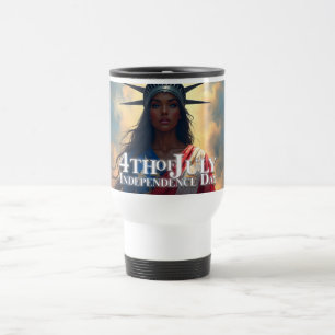Mug De Voyage Lady Liberty Réinventée – Un Nouveau Visage de la