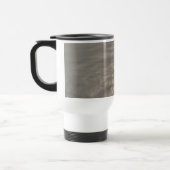 Mug De Voyage L'aigle à tête blanche américain survole l'océan (Gauche)