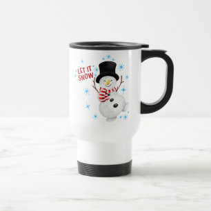 Mug De Voyage Laisser neiger Snowman
