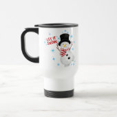 Mug De Voyage Laisser neiger Snowman (Gauche)
