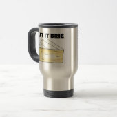 Mug De Voyage LAISSEZ-LE BRIE (BE) Drôle Fromage Wedge Cuisine d (Devant gauche)