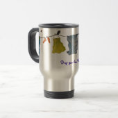 Mug De Voyage laissez tomber votre charge (Devant gauche)