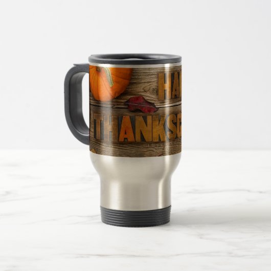 Mug De Voyage Lait séchée Bon thanksgiving citrouille SlipperyJo (Devant gauche)