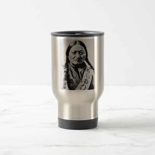 Mug De Voyage Lakota Chef Abandon : assis Bull Fort Buford (Centre)