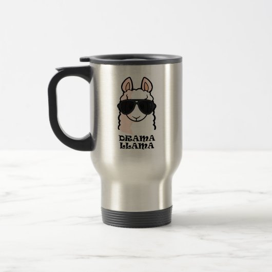 Mug De Voyage Lama de drame (Gauche)