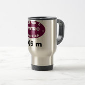 Mug De Voyage L'Amérique métrique, 2,06 m (Devant droit)