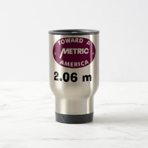 Mug De Voyage L'Amérique métrique, 2,06 m
