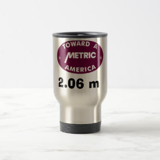 Mug De Voyage L'Amérique métrique, 2,06 m