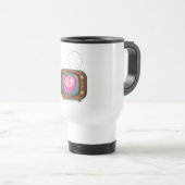 Mug De Voyage L'amour à la télévision (Devant droit)