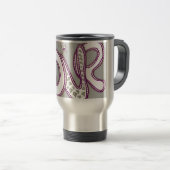 Mug De Voyage L'amour dans le style années 1960 (Devant droit)