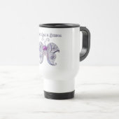 Mug De Voyage L'amour de la mère est éternel (Devant droit)