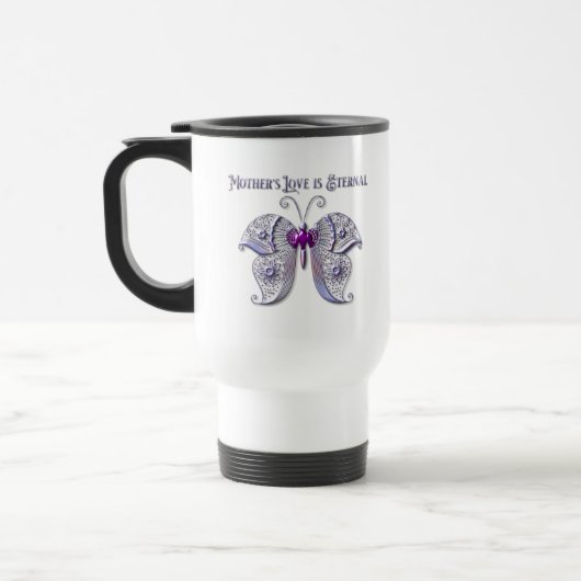 Mug De Voyage L'amour d'une mère est éternel (Gauche)