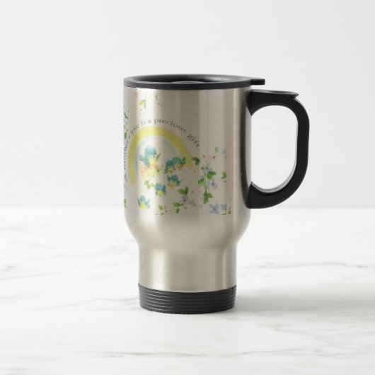 Mug De Voyage L'amour d'une mère est un cadeau précieux (Droit)