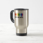 Mug De Voyage L'amour est amour (Devant gauche)