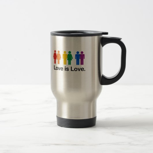 Mug De Voyage L'amour est amour (Droit)