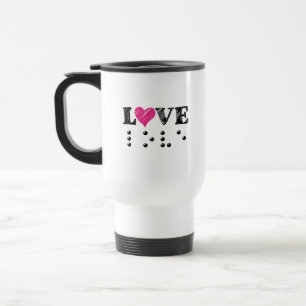 Mug De Voyage L'amour est le braille aveugle