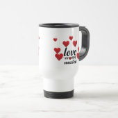 Mug De Voyage L'amour n'est pas annulé (Devant droit)