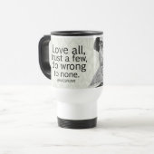 Mug De Voyage L'amour tout de Shakespeare, font confiance à (Devant gauche)