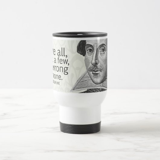 Mug De Voyage L'amour tout de Shakespeare, font confiance à (Centre)