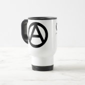 Mug De Voyage L'anarchie m'obtient par le jour ouvrable (Devant gauche)