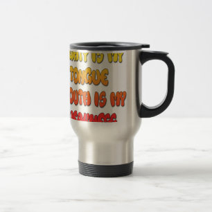 Mug De Voyage Langue Puissante Bouche Faible image