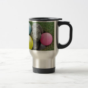 Mug De Voyage Lapin avec oeuf jaune rose