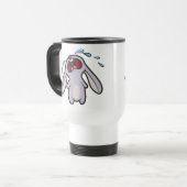 Mug De Voyage Lapin braillant pleurant triste du lapin | (Devant gauche)